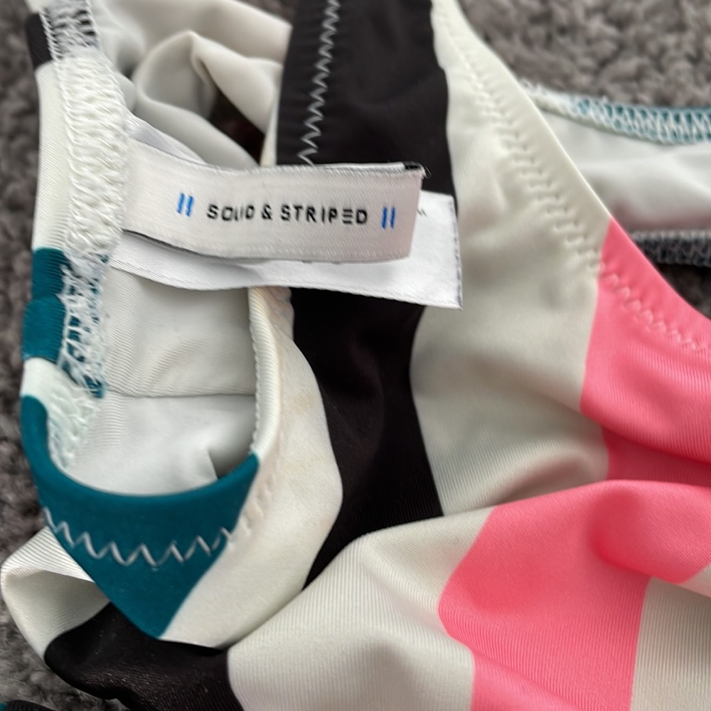 Solid & Striped Bathing Suit - image 2